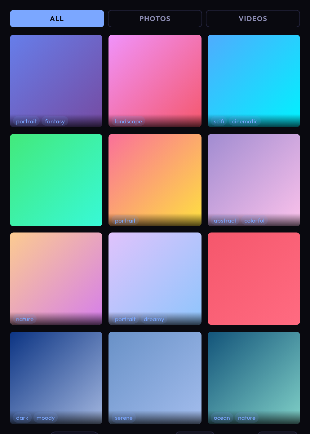 Gallery — persistent media collection