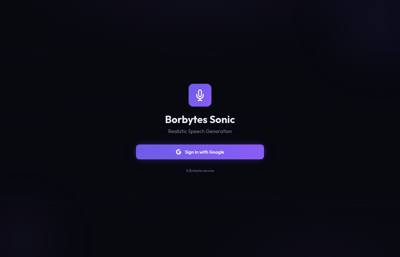 Sonic secure login with Google authentication